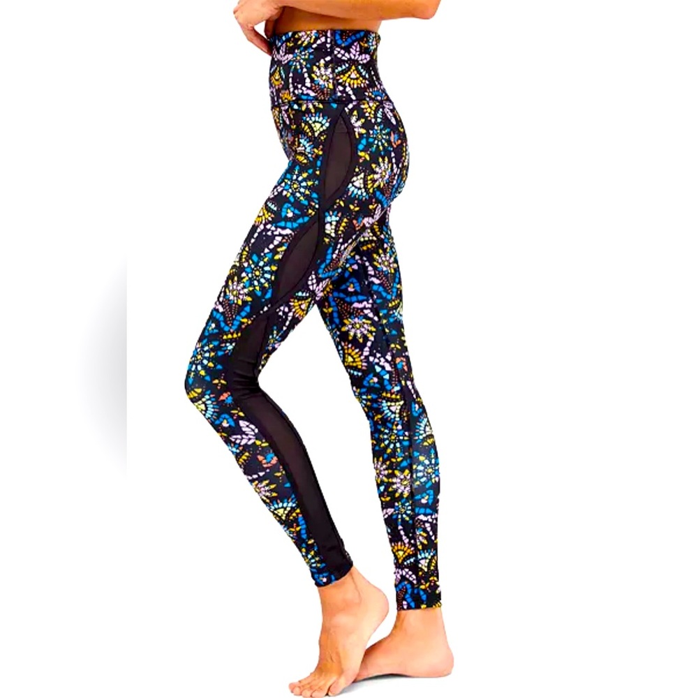 Free People Movement Liza Quick Dry Illusion Leggings Sz M